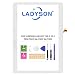 Produktbild LADYSON Touchscreen-Digitizer für Samsung Galaxy Tab S T800 / T805 / SM-T800 / SM-T805, 26,7 cm (10,5 Zoll), Glas, Reparaturteile, inkl. Werkzeug und Klebeband (weiß)