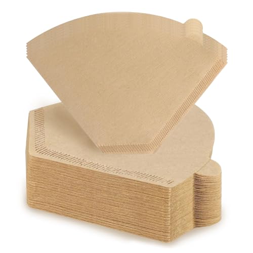100 Pcs Size 4 Cone Coffee Filters Disposable Coffee Paper Filters Coffee Filters 8-12 Cup for Pour Over and Drip Coffee Maker