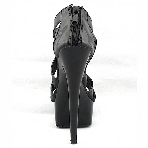 Talons hauts 17cm avec fermeture éclair arrière pour un ajustement et un style uniques - 2