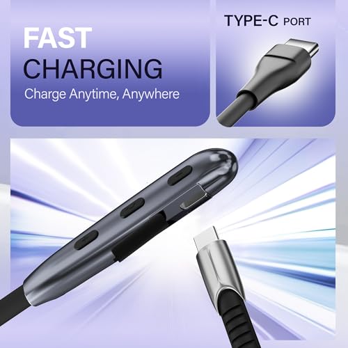Image of AROMA NB119 Tronix Upto 100 Hr Playtime*,ENC,Fast Charging,Dual Pairing Neckband Bluetooth