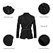 QRNPV Women's Two Piece Pants Suits - Wrinkle-Free High End Business Dressy Formal Casual Blazer Set - Professional Work Office Outfit Black