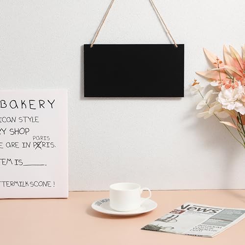 rosenice Klein Kreidetafel Memotafel Tafel zum Aufhängen für Dekoration 26 x 14cm