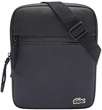 Lacoste Mens Medium LCST Zippered Petit Pique Crossover Bag