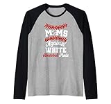 Moms Against White Baseballhose, Mama Baseball-Sportliebhaber Raglan