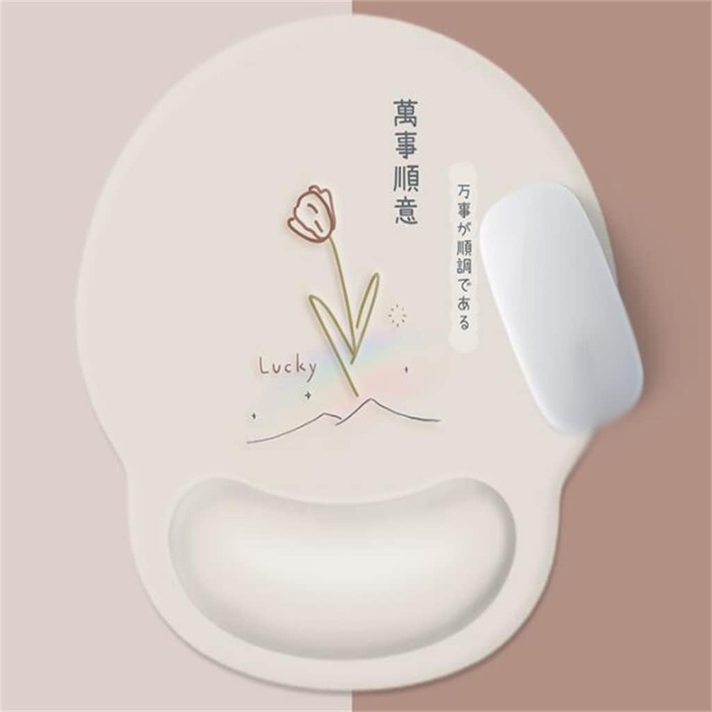 Wrist Mouse Pad Soft Silicone Keyboard Wrist Rest Stereo Laptop Keyboard Pad Cartoon Cute Office Pillow Palm Rest