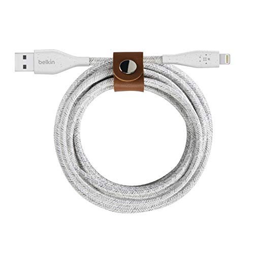 Belkin DuraTek Plusシリーズ USB-A to ライトニングケーブル【最強超高耐久/ 安心5年保証/ MFi認証済】(1.2m ホワイト)F8J236BT04-WHT-A