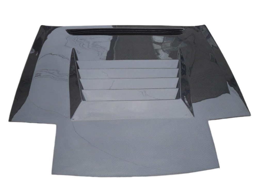CF Carbon Fiber Hood?Compatible with Mazda RX7 FC?Compatible with Isuzu Dmax - Lightweight Aerodynamic Auto Parts(Carbon Fiber)