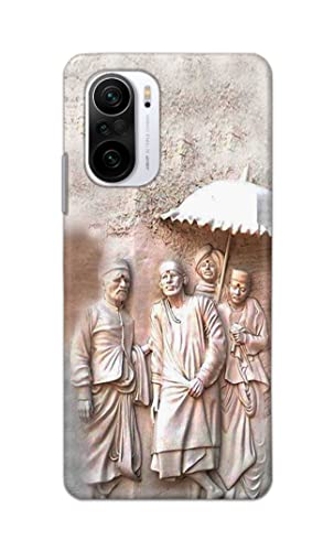 Image of Printed Hard Back Cover Case for Mi 11x 5G | Mi 11x Pro 5G Back Cover (Sai Baba) -1803