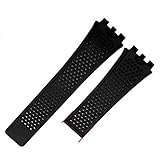 reloj tag heuer grand carrera calibre 36 precio replica Correa de reloj de silicona compatible con la serie TAG HEUER Carrera for hombre, con interfaz cóncava y convexa.