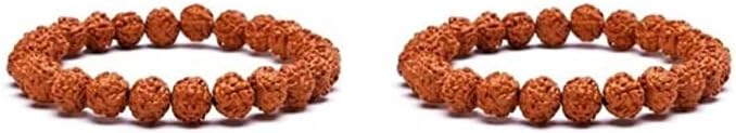 Panchmukhi (5 Face, Mukhi) Rudraksha Bracelet Elastic Barcelet