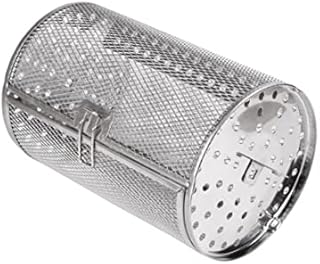 Stainless Steel Oven Roast Basket 8 Inches Rotisserie Grill Basket Electric Roasting Cage Rotating Baking Cage Grill Basket,Durable Roasting Cage