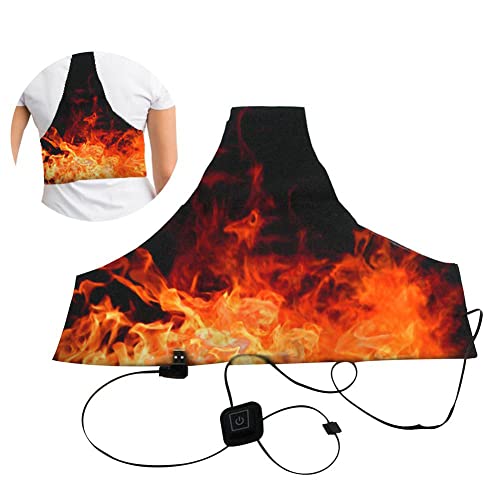 BODOLF Clothes Heating Pad, USB Electric Heated Pad mit 3 Gängen Adjustable Temperature, Vest Cloth Heat Pad Jacket Pads Heater, Waterproof for Outdoor Winter Camping Night(40 X 40cm) Cover