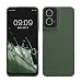 Produktbild kwmobile Hülle kompatibel mit Motorola Moto G35 5G Hülle - weiches TPU Silikon Case - Cover geeignet für kabelloses Laden - Dunkelgrün