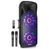 Fenton FT215LED – 15 Inch Mobiele Speaker op wielen 2x 800 Watt met Ingebouwde Accu en LED Verlichting – voorzien van…