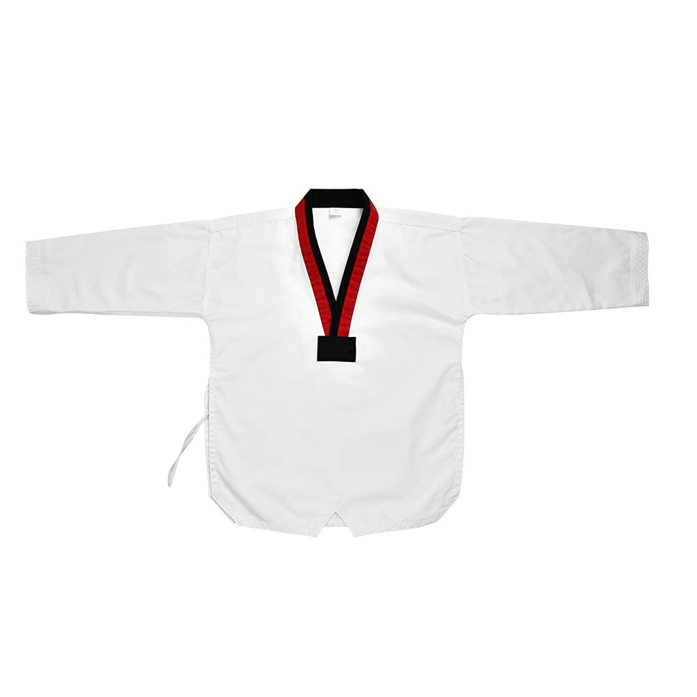 Niños Uniforme de Taekwondo Algodón Completo Artes Marciales Ropa Deportiva Karate (120)