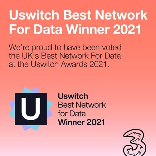 Miniatura 3 de Three UK Nueva tarjeta prepagada Europa Reino Unido Tres SIM 50GB Datos Un MinutosTextos durante 30 días con RoamingUSO gratuito en 71 destinos