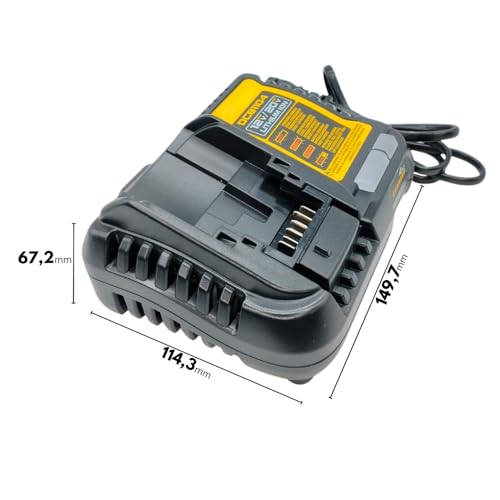 Carregador de Bateria DCB1104-B2 220V Compatível com Parafusadeira DeWalt DCD785-B2 Tipo 2
