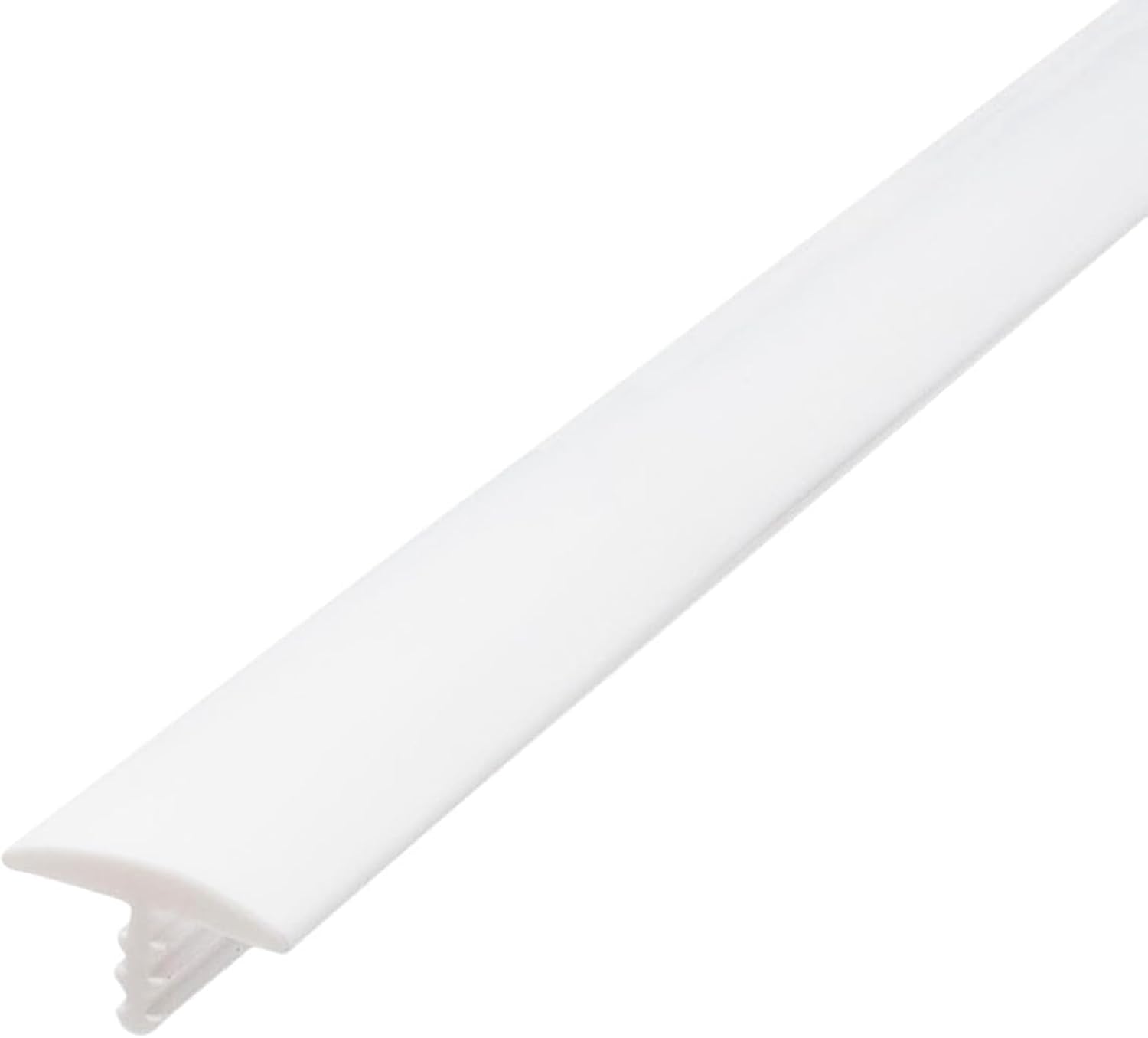 25 Ft Black 3/4" Plastic Center Barb Tee Moulding,Flexible Rubber T-Molding Trim,Edge Banding for Game/Arcade Machines,Counters, Shelves Plywood and Tables