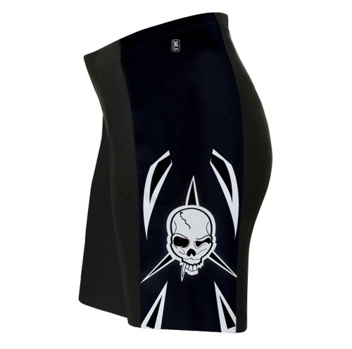 ScudoPro Deadly Eye Bite Cycling Shorts for Men - Size 4XL Black