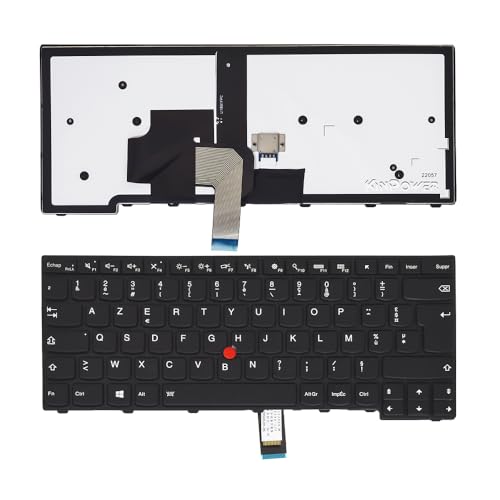 Clavier Azerty Français de remplacement pour Lenovo L440 L450 L470 T450 T460