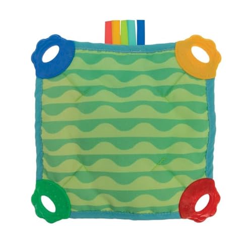 Nuby Teething Blankie Frog, 1 Count