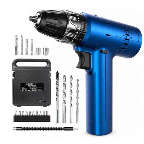 �d���h�����h���C�o�[ ���^ 12V 35N.m �d���h���C�o�[ �[�d�� 30�i�K���� �d���h���� �o�b�e���[���� USB-C�[�d LED���C�g 20�{�r�b�g ���[�P�[�X�t�� ����/�ᑬ 2�X�s�[�h ���]/�t�] �R�[�h���X �h���C�o�[�h����