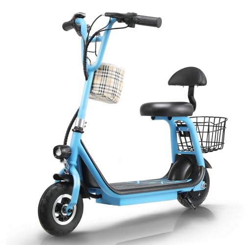 PATINETE JL005 Scooter Eletrica com Banco (Preto)
