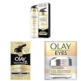 Olay Total Effects 7en1 Dúo Crema facial Hidratante + Crema de Noche Hidratante Reafirmante + Eye Cream para Ojeras,...