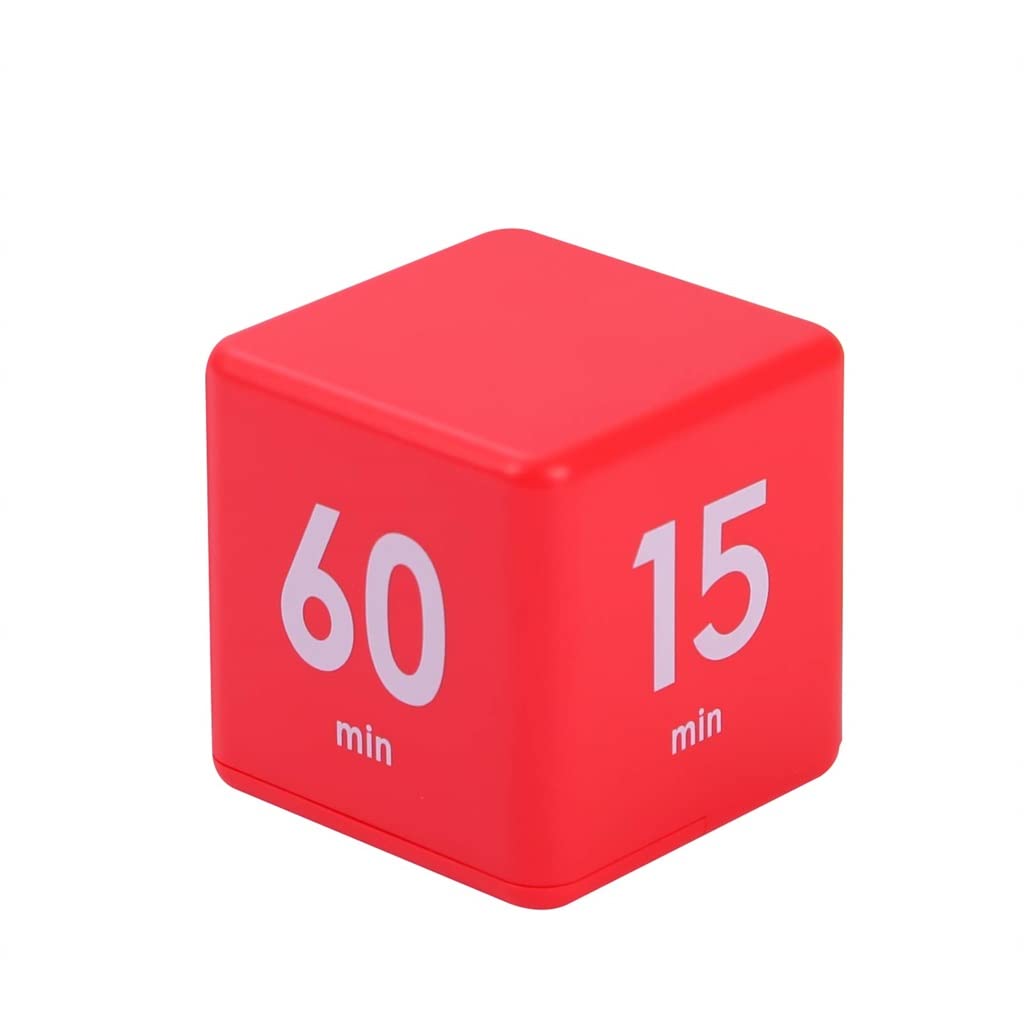 FDEFIRTFG Timer, 1 piece set of kitchen timer electronic cube countdown household tools(D)