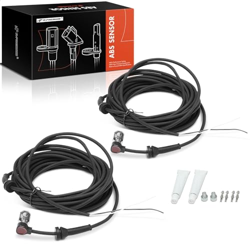 A-Premium ABS Wheel Speed Sensor Compatible with Land Rover Models - Discovery 1999-2004 - Rear Driver and Passenger Side, 2-PC Set, Replace# SSW100010, SSW500030