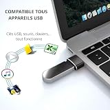 Adapter USB-C USB-A, Zestaw 4 Sztuki, Szybkie Ładowanie, Czarny