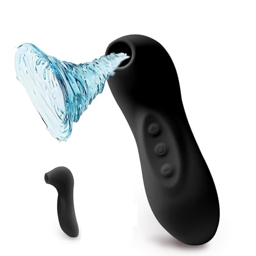 Female Clitoral Vibrator Sucking Stimulator Portable Mini Adult Sex Toy with 10 Suction Modes & 10 Vibration Patterns, Waterproof USB Rechargeable Silent Nipple Stimulator for Beginner Women Couples