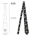 DORKEIXIA Western Cowboy Cactus Boho Black Men'S Novelty Tie Necktie Neckties For Mens Wedding Party Work Casual Holiday Party Gifts