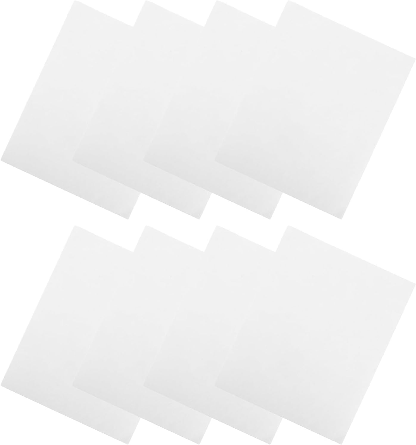 Didiseaon 8pcs Water-Soluble Embroidery Stabilizer Sheets 21.6cm X 28cm Self-Adhesive Washable Non-Woven Fabric for Machine and Hand Sewing DIY Craft