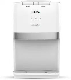 Bebedouro de Mesa para Garrafão Eos Mineralle com Compressor Branco Ebc04b 110v