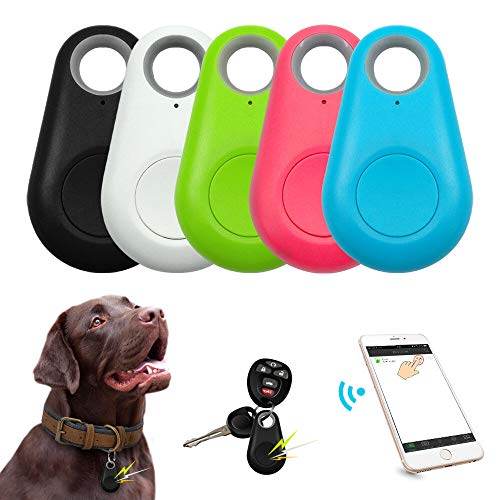 HaiMa Ranres Pet Smart Bluetooth Tracker Mini Anti-Lost Imperméable À L’Eau Bluetooth Locator Tracer pour Pet Dog Cat Kids Porte-Clés Accessoires De Collier De Voiture - Rouge – Image 3