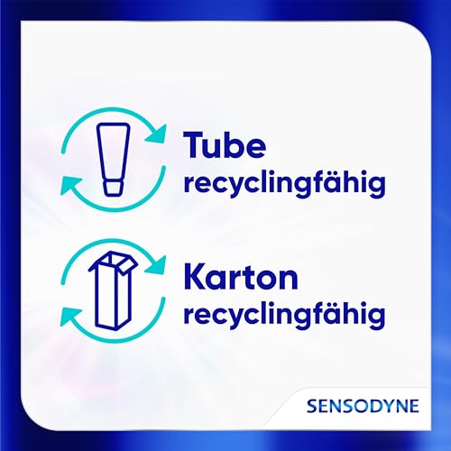 ZAHNPASTA - Sensodyne Clinical WHITE, 75ml, Zahncreme für 2 Nuancen weissere Zähne* und effektiven Schutz vor Schmerzempfindlichen Zähnen, hellere Zähne bei empfindlichen Zähnen