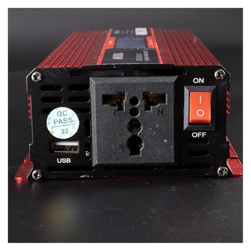 Onduleur haute puissance 12V vers 110V avec connecteurs Type-C et ports de charge rapide