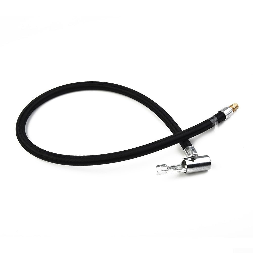 Yhenlovtt Tyre Inflator Hose Adapter with 60cm Extension Pipe and M8 Thread Connector, For Durable Rubber and Metal Construction for Car, Motorcycle and — view 7