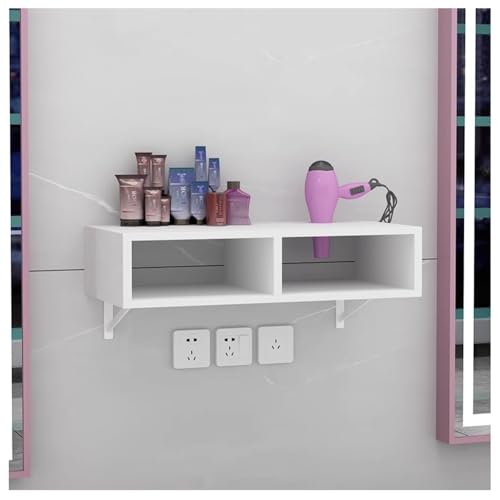 Armoire murale pour salon de beauté moderne Finition blanche 50 x 30 x 16 cm Équipement essentiel pour coiffeurs professionnels et spas