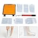 6 Parts First Aid Air Splint Set, PVC Inflatable Combinations Emergency Vacuum Bone Fracture Immobilization Splint, with Pump, for Home Outdoor Emergency Use
