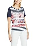 bonita damenmode frühjahr 2018  Bonita Damen 1205345 T-Shirt, Mehrfarbig (real Navy Blue 6593), 42 (Herstellergröße: XL)
