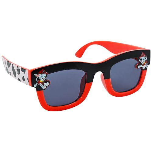 ARKAID Paw Patrol Boys Sunglasses | Official Marshall Black and Red Classic Shades | UV 400 | One Size Fits Most Kids Comfortably