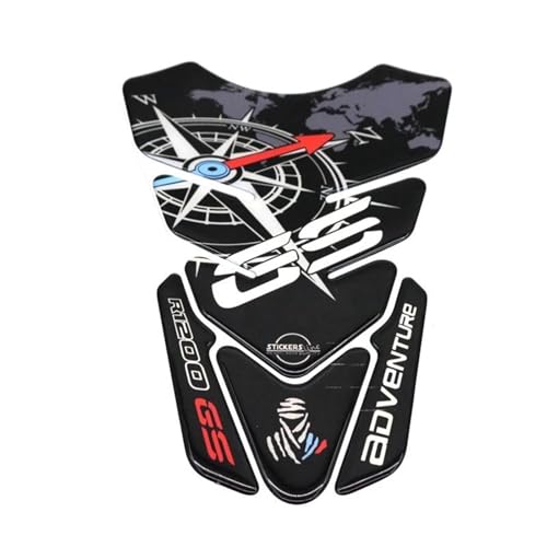 Autocollant pour réservoir BMW R1200GS, kit idéal pour les longs voyages et pistes tout-terrain