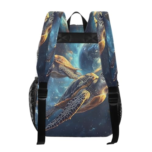 Clear Backpack for School Two Turtle Earth Transparent Bookbag for Girls See Through PVC Boy Backpacks3