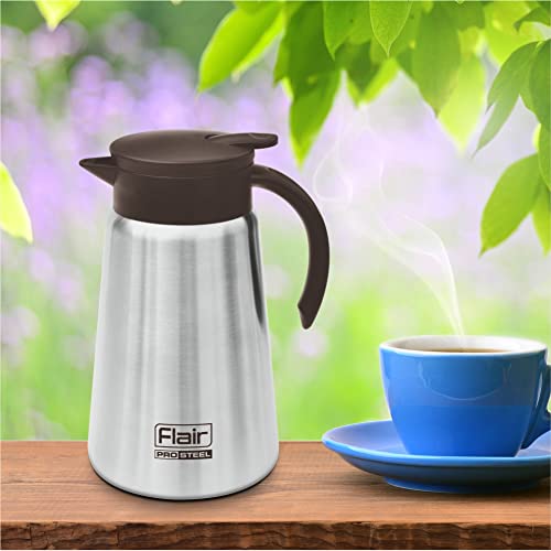 Image of Flair Latte Vacuum Insulated Steel Kettle 1000 ML (Brown)