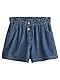 NEXT Shorts mit Knöpfen Denim Dunkle Waschung 18 Monate