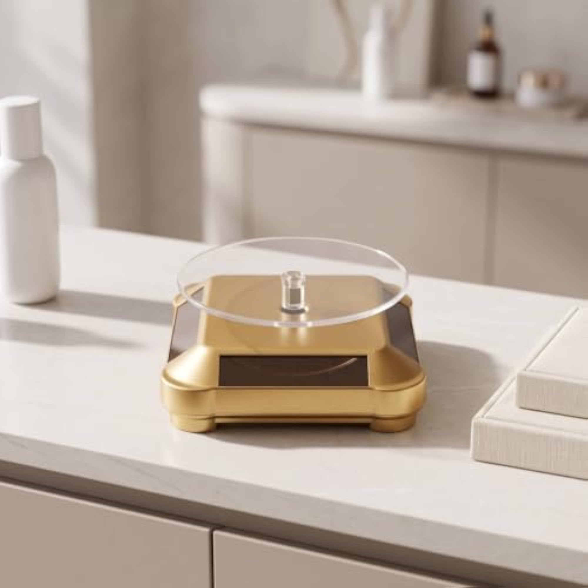 360-Degree Rotating Display Stand Automatic Solar Turntable