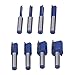 8 Pcs Woodworking Slotting Milling Cutter Double Edged Straight Knife Extended Industrial Grade High Precision for Wood Countertops Cabinets Window Frames 8mm Straight Shank