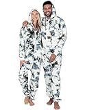 Footed Pajamas Joggies - TieDye Black Adult Footless Hoodie One Piece Tracksuit - XLarge (Fits 6'4-6'7") - Adult - XLarge (Fits 6'4" - 6'7")